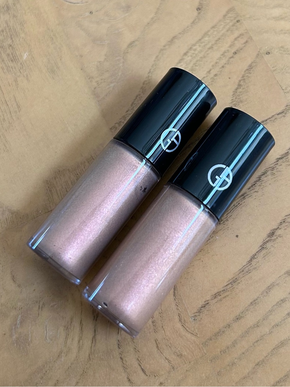 2 Pc Giorgio Armani Eye Tint Silk Eyeshadow in Rose Ashes Travel - Picture 3 of 5